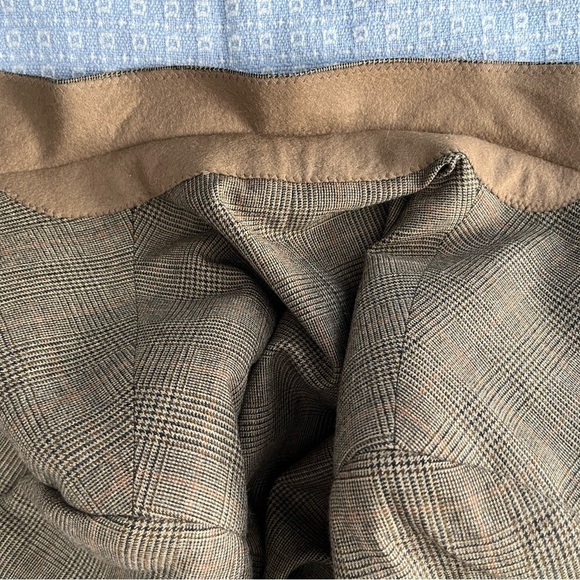 Brown Wool Blend Single-Breasted Blazer - Picture 13 of 14